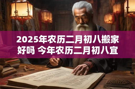 2025年农历二月初八搬家好吗 今年农历二月初八宜忌