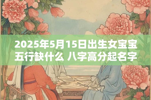 2025年5月15日出生女宝宝五行缺什么 八字高分起名字