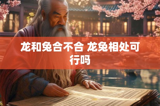 龙和兔合不合 龙兔相处可行吗
