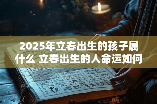 2025年立春出生的孩子属什么 立春出生的人命运如何