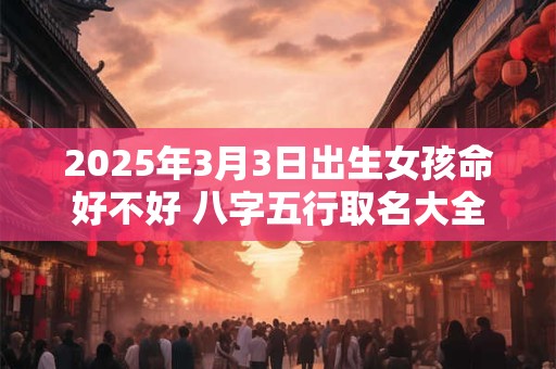 2025年3月3日出生女孩命好不好 八字五行取名大全