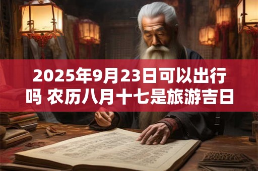 2025年9月23日可以出行吗 农历八月十七是旅游吉日吗