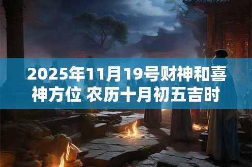 2025年11月19号财神和喜神方位 农历十月初五吉时查询