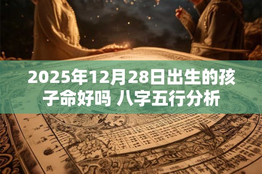 2025年12月28日出生的孩子命好吗 八字五行分析