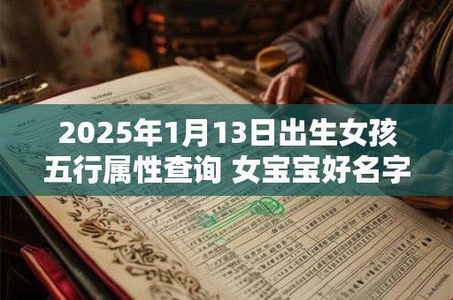2025年1月13日出生女孩五行属性查询 女宝宝好名字合集
