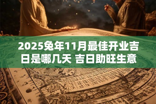 2025兔年11月最佳开业吉日是哪几天 吉日助旺生意