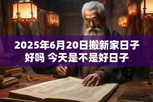 2025年6月20日搬新家日子好吗 今天是不是好日子