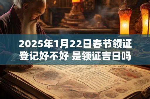 2025年1月22日春节领证登记好不好 是领证吉日吗