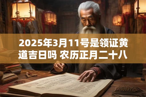 2025年3月11号是领证黄道吉日吗 农历正月二十八日子好吗
