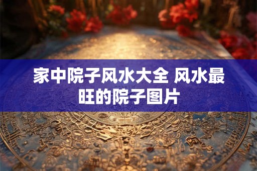 家中院子风水大全 风水最旺的院子图片
