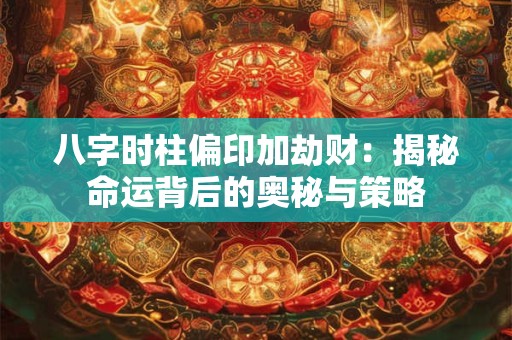 八字时柱偏印加劫财：揭秘命运背后的奥秘与策略