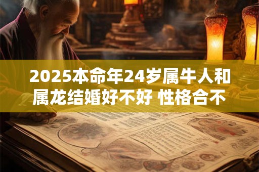 详细阅读:2025本命年24岁属牛人和属龙结婚好不好 性格合不合 2025本命年24岁属牛人和属龙结婚好不好 性格合不合