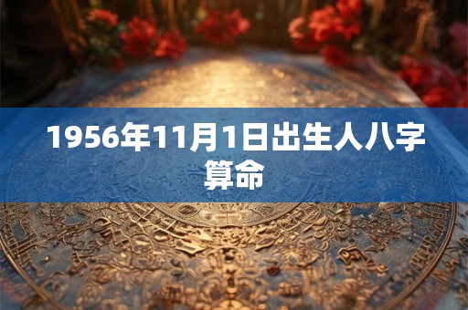 1956年11月1日出生人八字算命