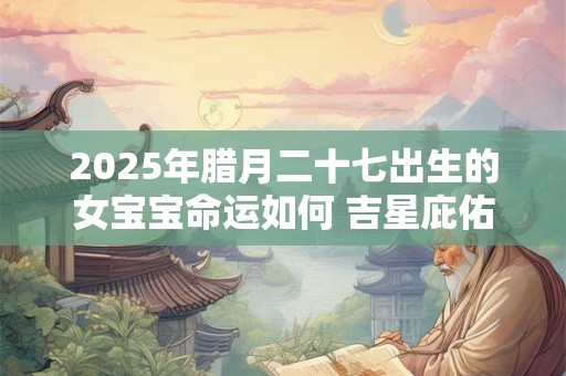2025年腊月二十七出生的女宝宝命运如何 吉星庇佑福气极旺