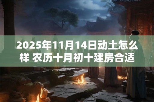 2025年11月14日动土怎么样 农历十月初十建房合适吗