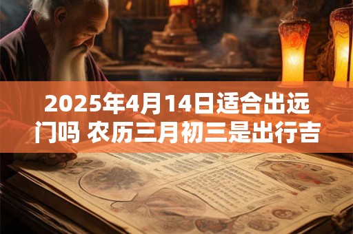 2025年4月14日适合出远门吗 农历三月初三是出行吉日吗