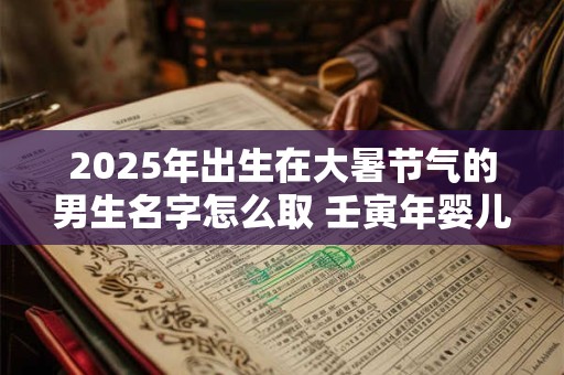 2026年出生在大暑节气的男生名字怎么取 壬寅年婴儿好名合集