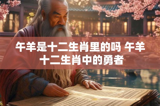 午羊是十二生肖里的吗 午羊 十二生肖中的勇者 午羊是十二生肖里的吗 午羊 十二生肖中的勇者