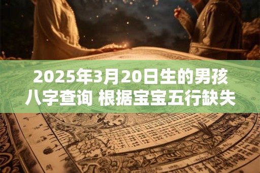 2025年3月20日生的男孩八字查询 根据宝宝五行缺失起名字