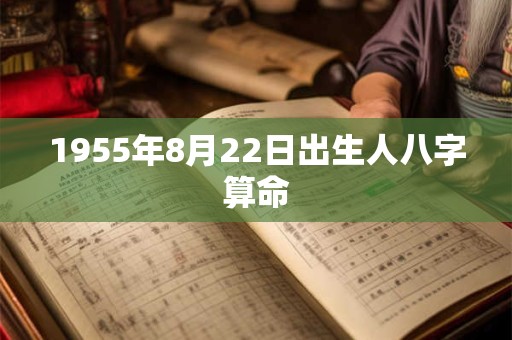 1955年8月22日出生人八字算命