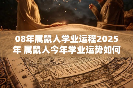 08年属鼠人学业运程2025年 属鼠人今年学业运势如何 08年属鼠人学业运程2025年 属鼠人今年学业运势如何