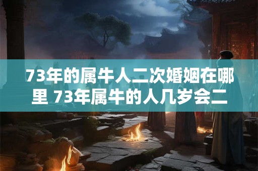 详细阅读:73年的属牛人二次婚姻在哪里 73年属牛的人几岁会二婚 73年的属牛人二次婚姻在哪里 73年属牛的人几岁会二婚