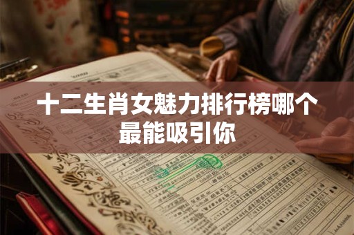 十二生肖女魅力排行榜哪个最能吸引你