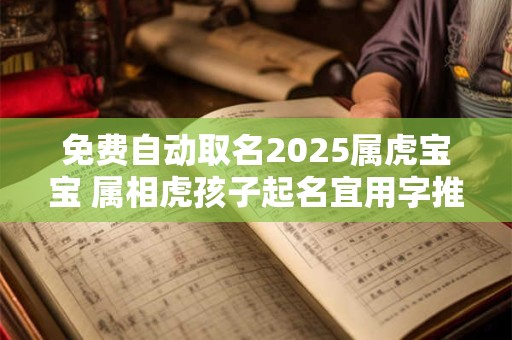 免费自动取名2025属虎宝宝 属相虎孩子起名宜用字推荐
