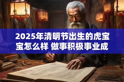 2025年清明节出生的虎宝宝怎么样 做事积极事业成功