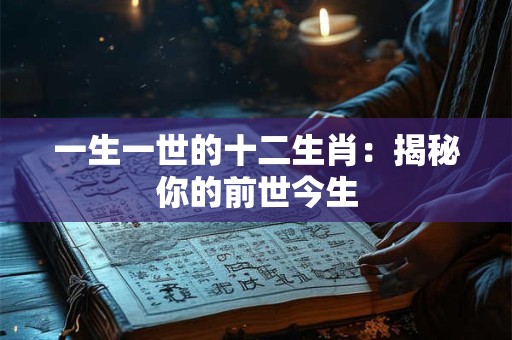一生一世的十二生肖：揭秘你的前世今生