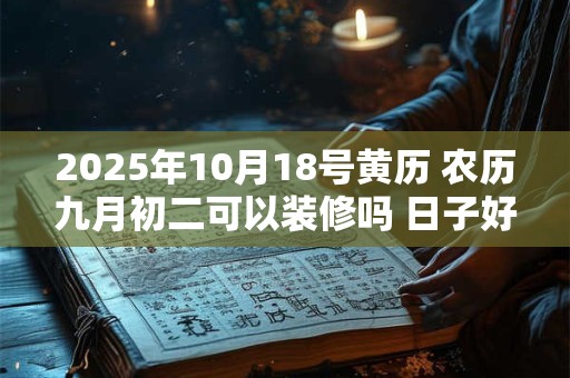 2025年10月18号黄历 农历九月初二可以装修吗 日子好吗