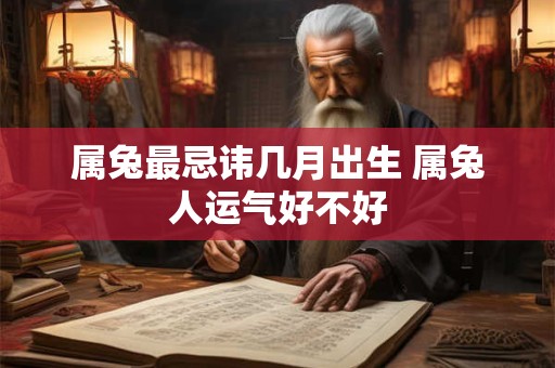属兔最忌讳几月出生 属兔人运气好不好