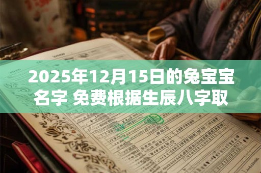 2025年12月15日的兔宝宝名字 免费根据生辰八字取名