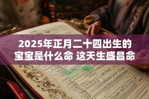 2025年正月二十四出生的宝宝是什么命 这天生盛昌命运
