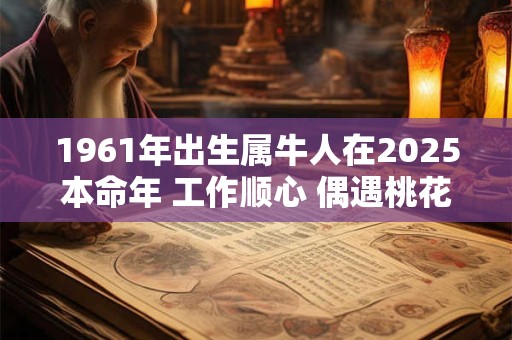 1961年出生属牛人在2025本命年 工作顺心 偶遇桃花