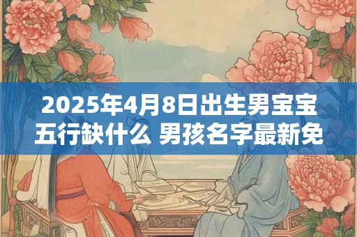 2025年4月8日出生男宝宝五行缺什么 男孩名字最新免费版