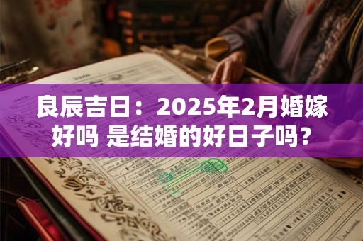 良辰吉日：2025年2月婚嫁好吗 是结婚的好日子吗？