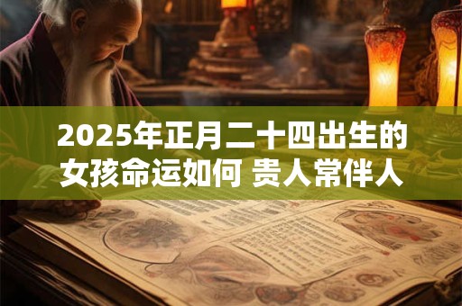 2025年正月二十四出生的女孩命运如何 贵人常伴人生顺遂