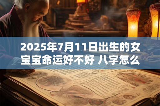 2025年7月11日出生的女宝宝命运好不好 八字怎么样