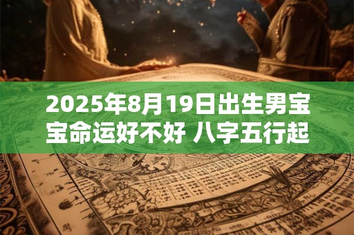 详细阅读:2025年8月19日出生男宝宝命运好不好 八字五行起名最全款 2025年8月19日出生男宝宝命运好不好 八字五行起名最全款
