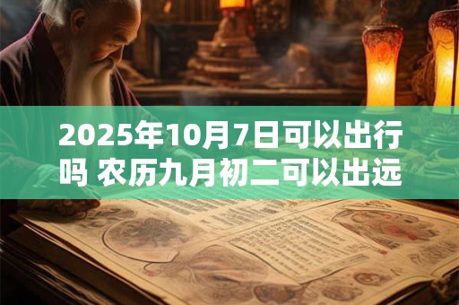 2025年10月7日可以出行吗 农历九月初二可以出远门吗