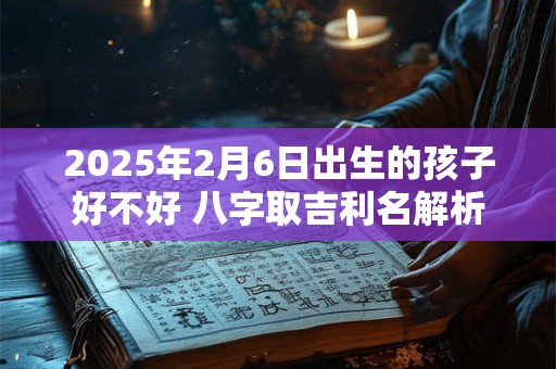 2025年2月6日出生的孩子好不好 八字取吉利名解析