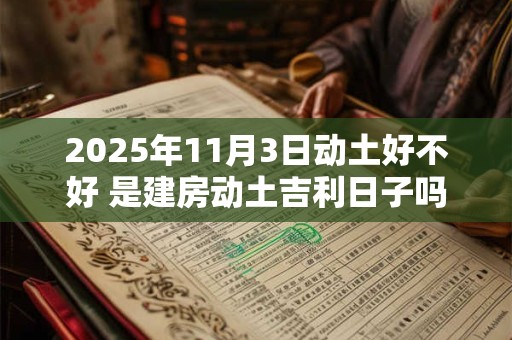 2025年11月3日动土好不好 是建房动土吉利日子吗