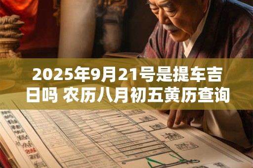 2026年9月21号是提车吉日吗 农历八月初五黄历查询