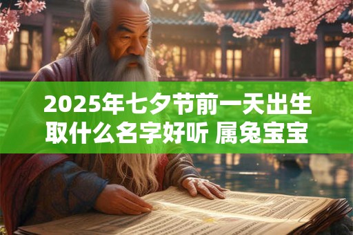 2025年七夕节前一天出生取什么名字好听 属兔宝宝好听的名字