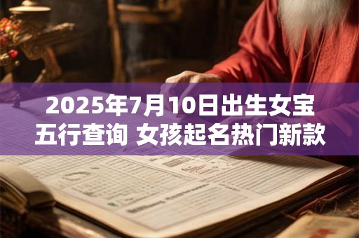 详细阅读:2025年7月10日出生女宝五行查询 女孩起名热门新款 2025年7月10日出生女宝五行查询 女孩起名热门新款