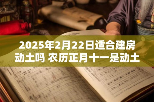 2025年2月22日适合建房动土吗 农历正月十一是动土吉日吗