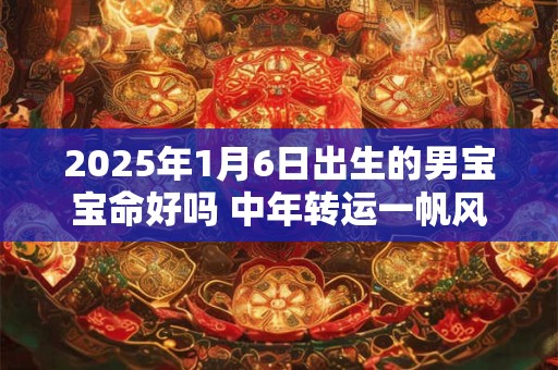 2025年1月6日出生的男宝宝命好吗 中年转运一帆风顺