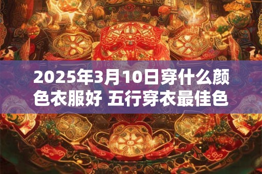 2025年3月10日穿什么颜色衣服好 五行穿衣最佳色