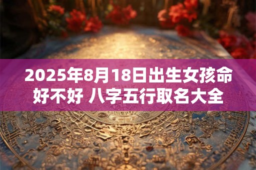 2025年8月18日出生女孩命好不好 八字五行取名大全